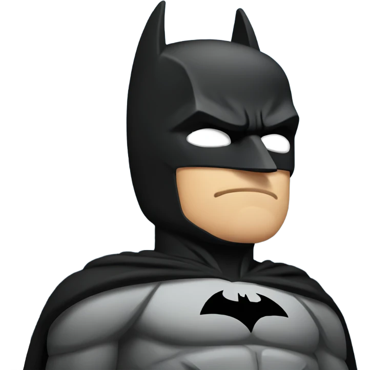 Sleepy Batman emoji