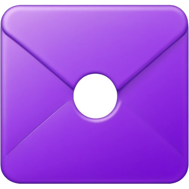 purple empty letter card Rectangle emoji