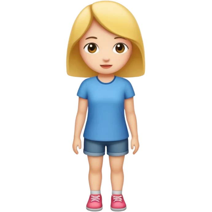 A short girl emoji