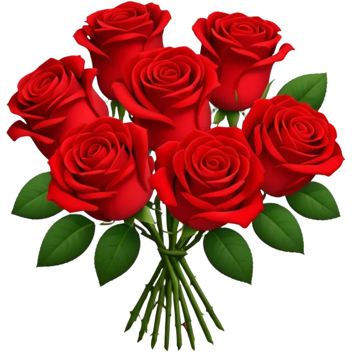 bouquet of roses emoji