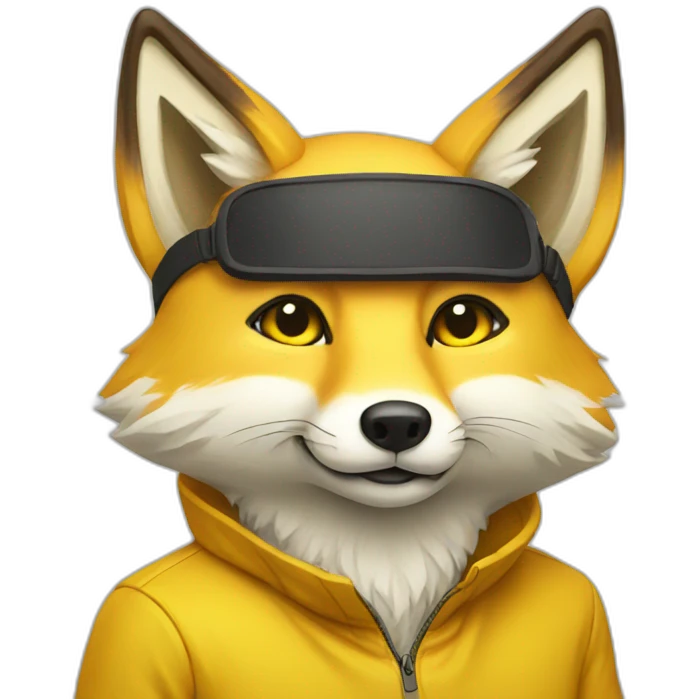 yellow fox emoji