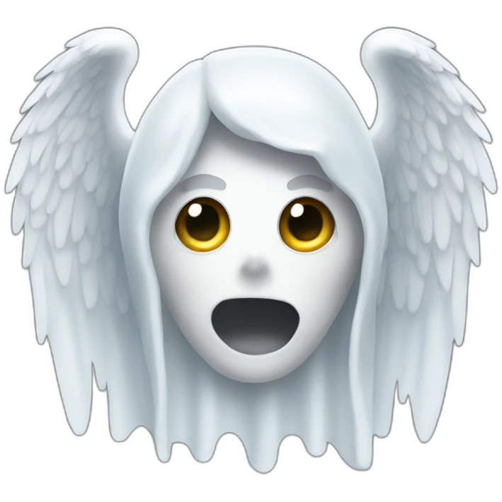 Ghost angel emoji