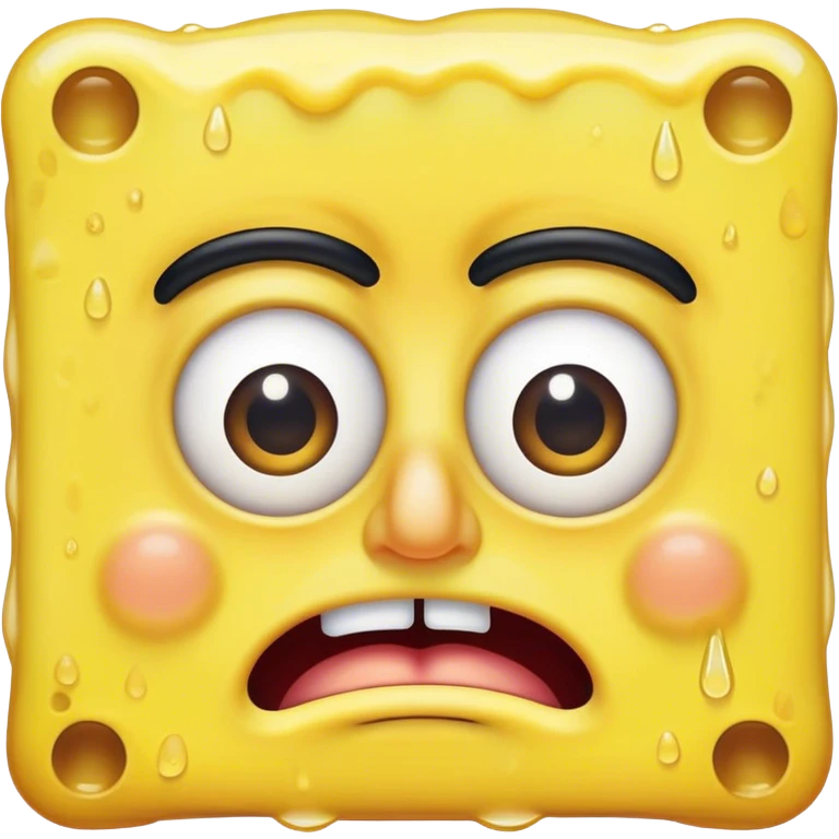 Spongebob cying emoji