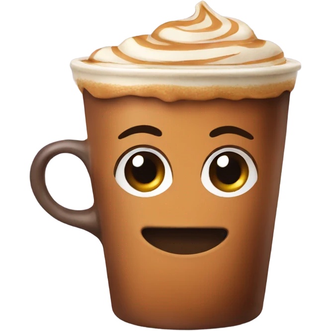 Caramel espresso emoji