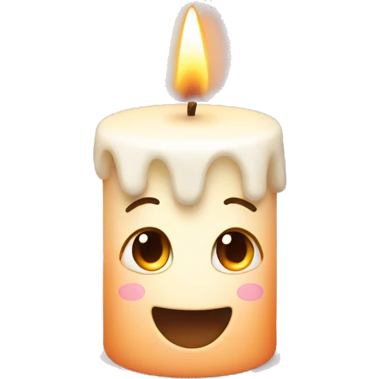 Cute candle  emoji