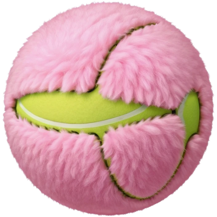 light pink tennis ball emoji