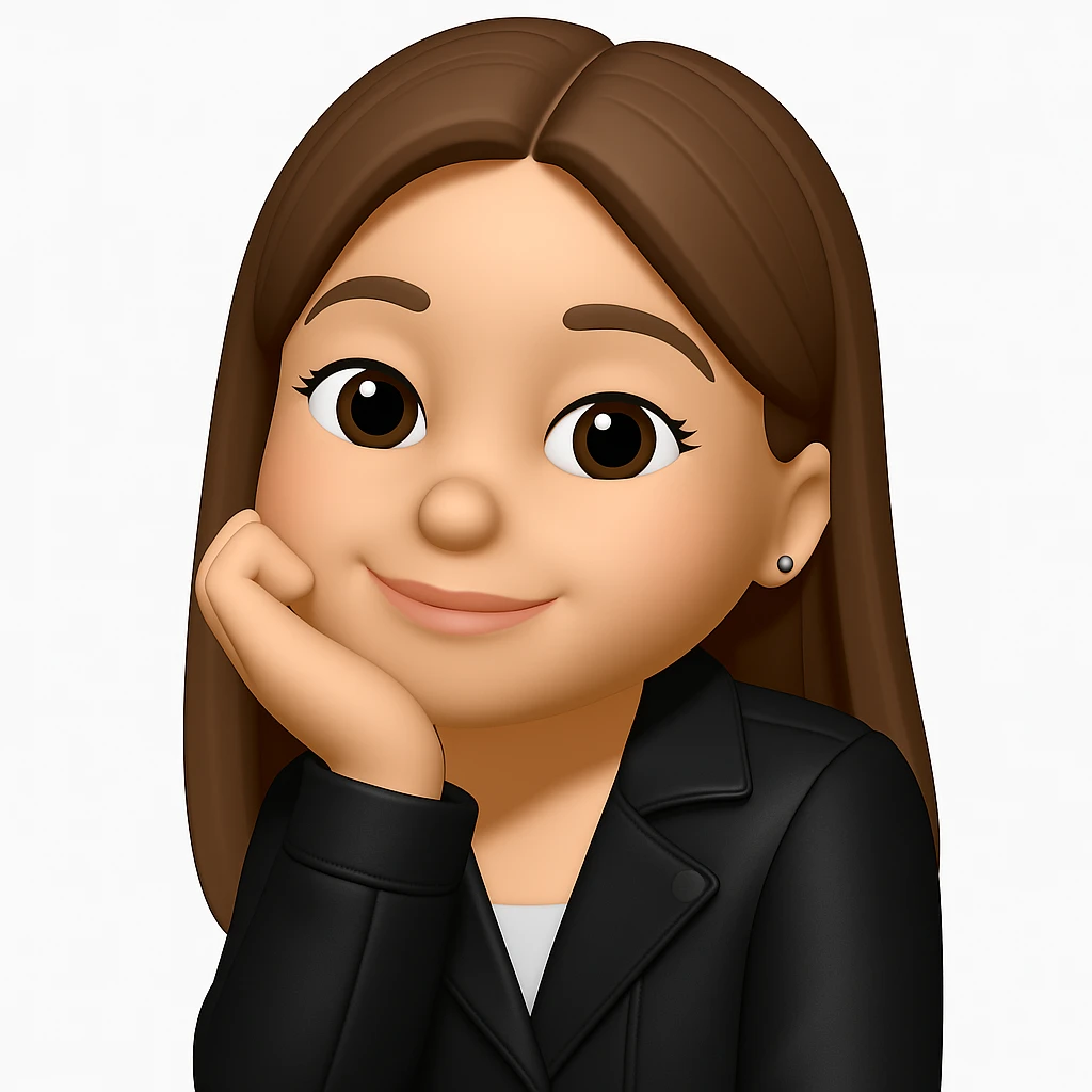 Convert this photo to a 3D emoji in Apple style, keeping the likeness and expression of the original person. The style should resemble Apple's 3D emoji style with smooth, rounded features and vibrant colors, capturing the facial expression and details faithfully. emoji