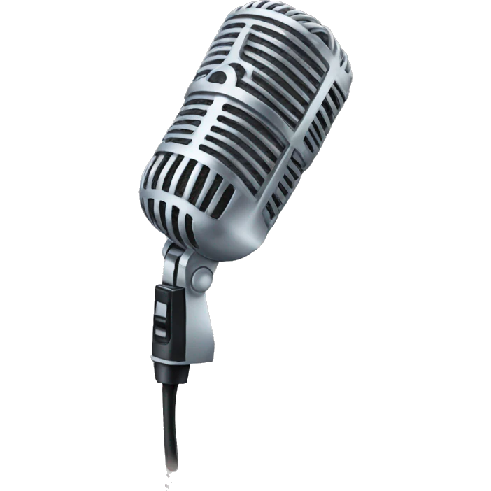 Microphone emoji
