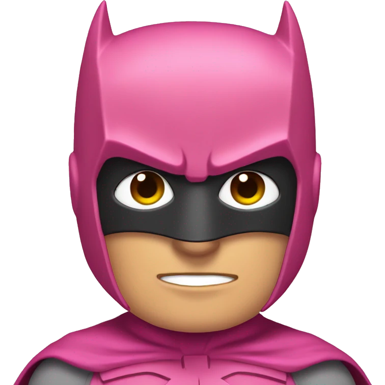 Pink Batman emoji