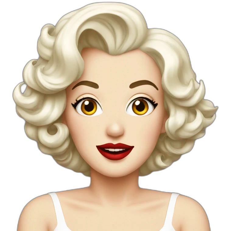Marilyn Monroe emoji