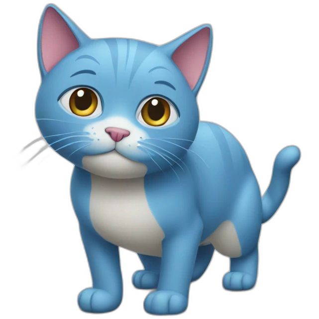 gumboil the blue cat emoji