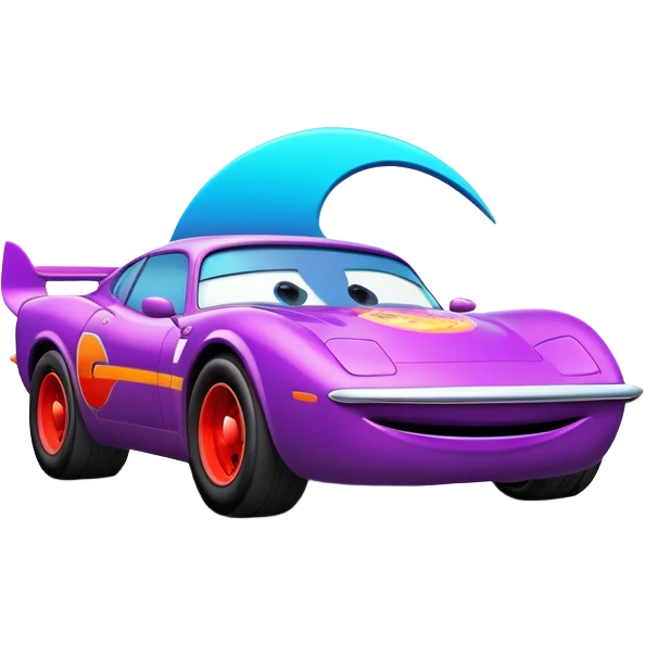 logo inspired by the Cars movie emoji