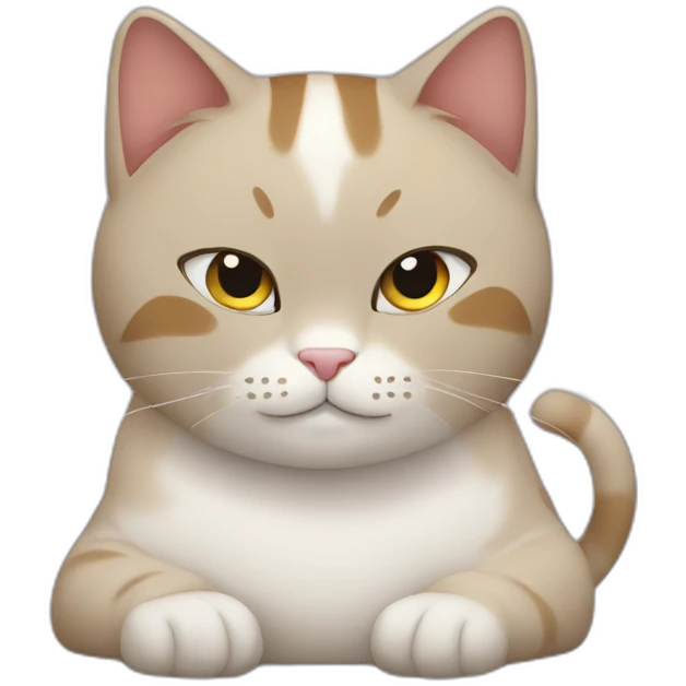 Zen cat emoji