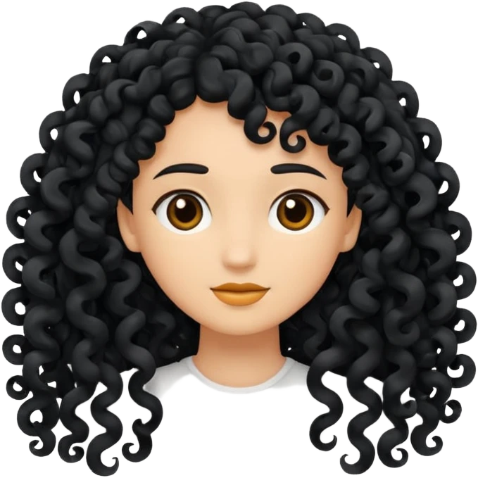 curls from behind emoji