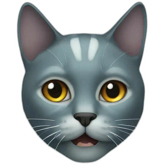 X ray cat head emoji