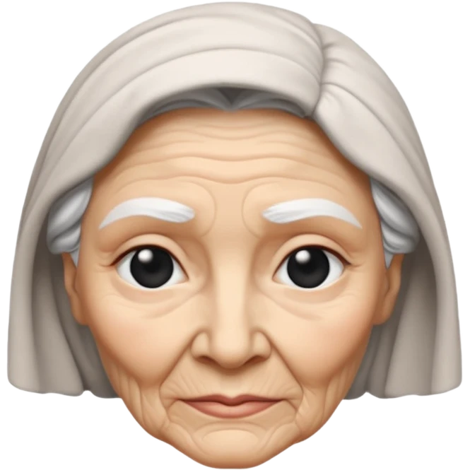 Wise Woman B&W emoji