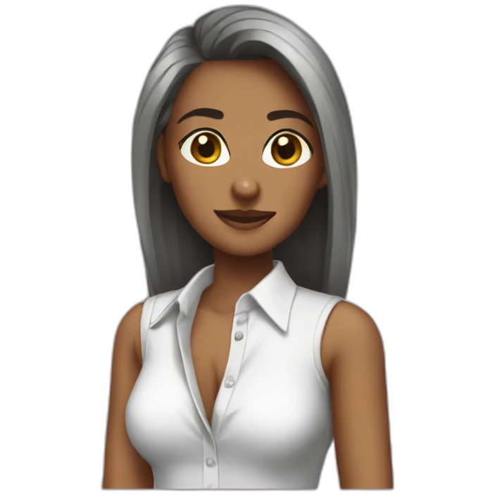 pointy shirt nip lady emoji