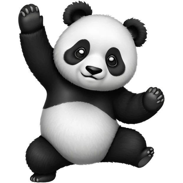 panda dabbing emoji
