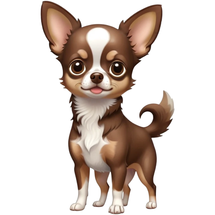 chocolate merle chihuahua emoji