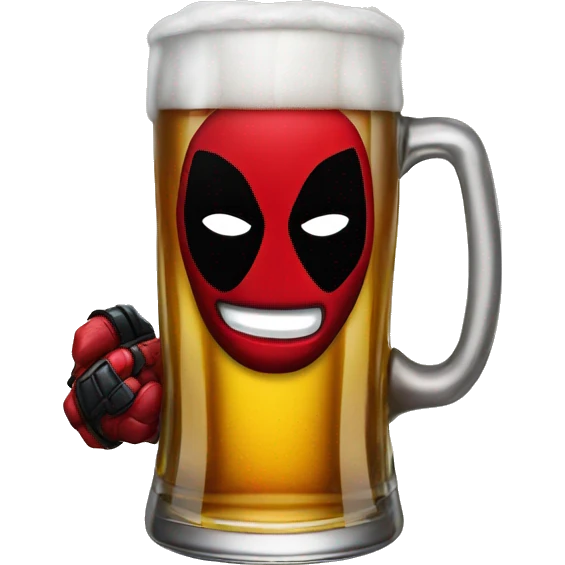 Deadpool beer emoji