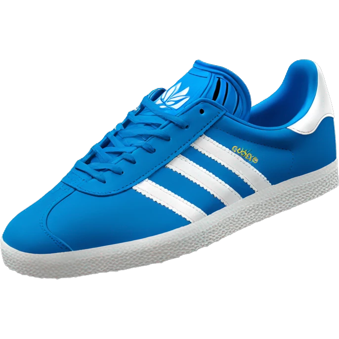Adidas gazelle blue emoji