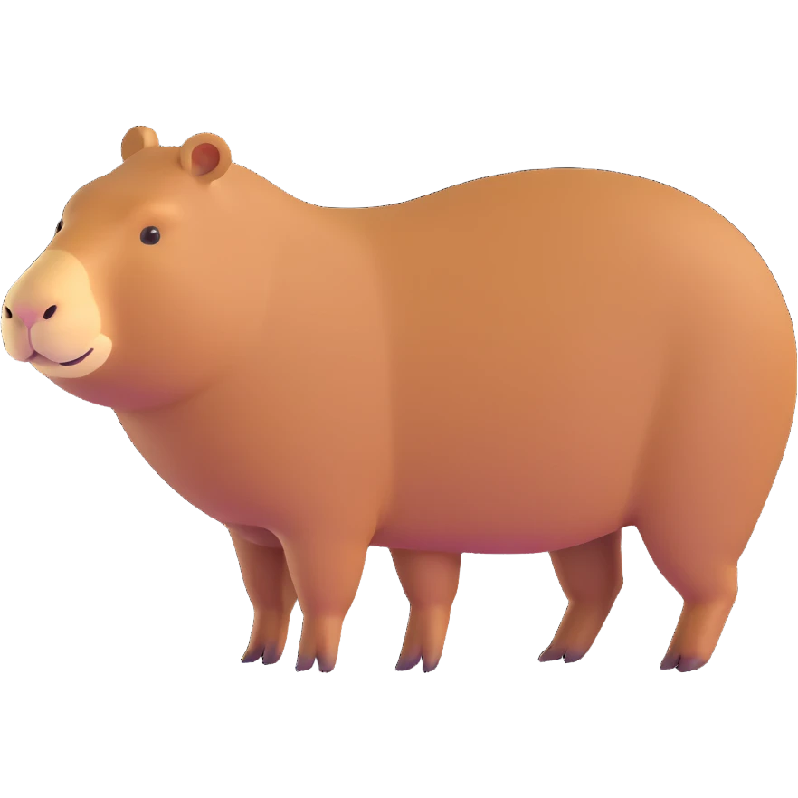 funny capybara emoji