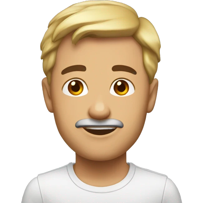 Коричневый пудель emoji