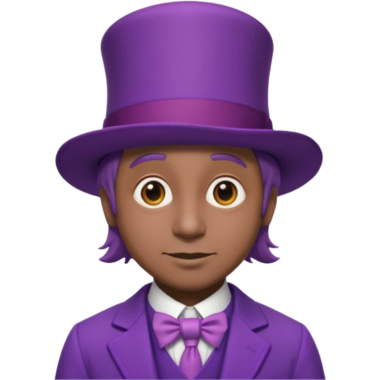 Wonka violet emoji