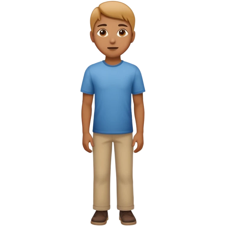 🏃🏻 make the running person stand straight and look at us like this one 🧍🏻 emoji