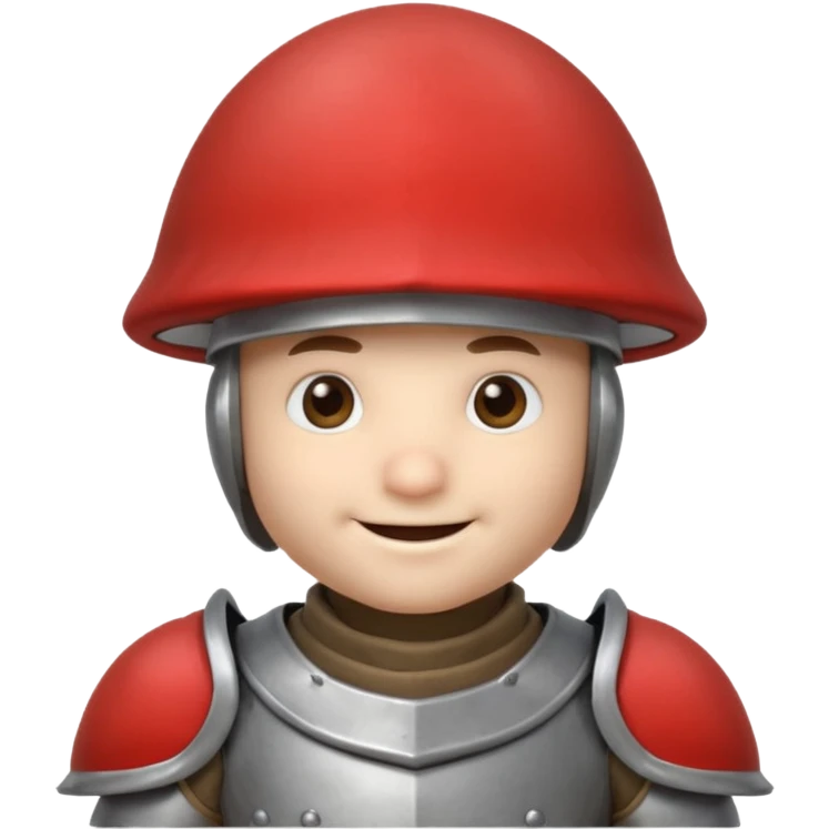 mushroom knight portrait, head and shoulders only, mushroom cap helmet, tiny armor collar, heroic smile, fantasy vibe, 3D cartoon, mobile game icon style, clean background, no text, no watermark
 
 emoji
