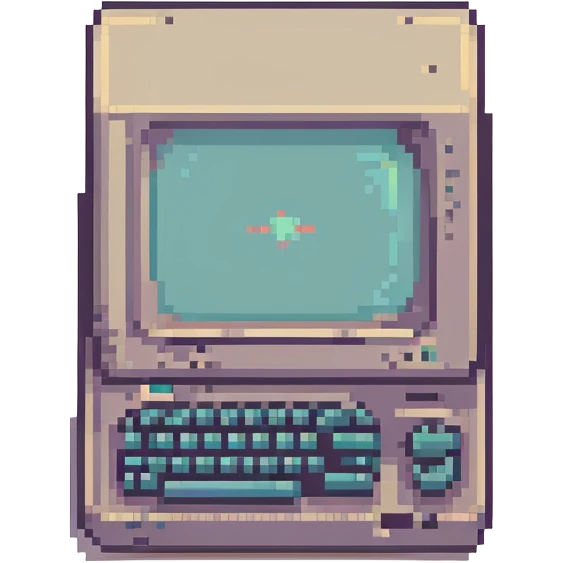 computer retro-tech aesthetic emoji