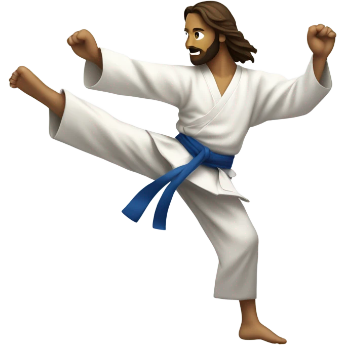 Taekwondo Jesus emoji