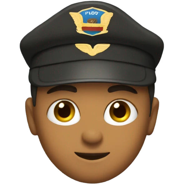 Me wearing a pilot’s hat emoji