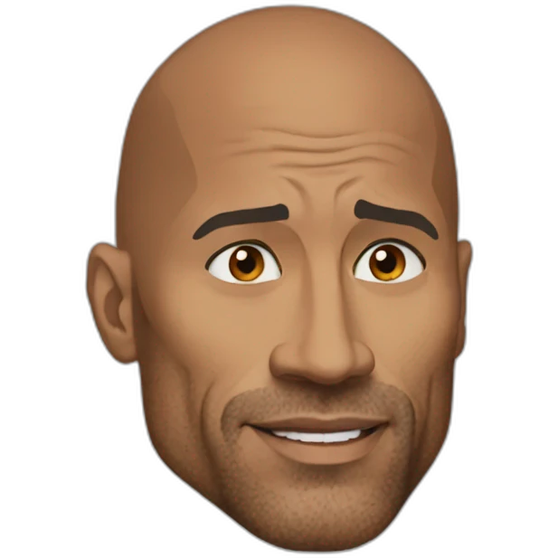 dwayne johnson eyebroq emoji