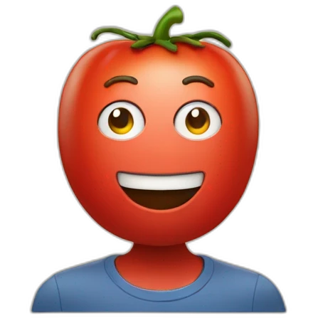 Bob avec un bol de tomate emoji