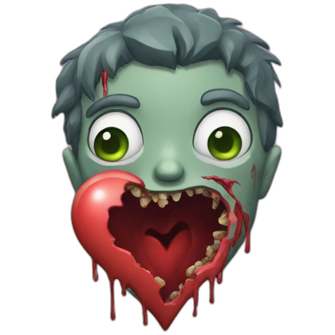 zombie heart emoji