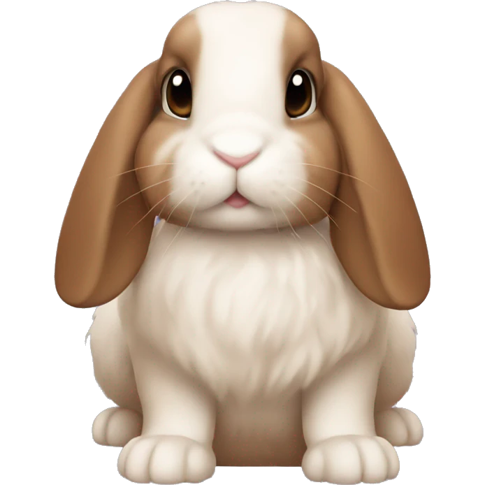 Brown lop bunny  emoji