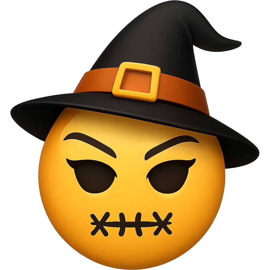 Halloween slay emoji, remove background emoji
