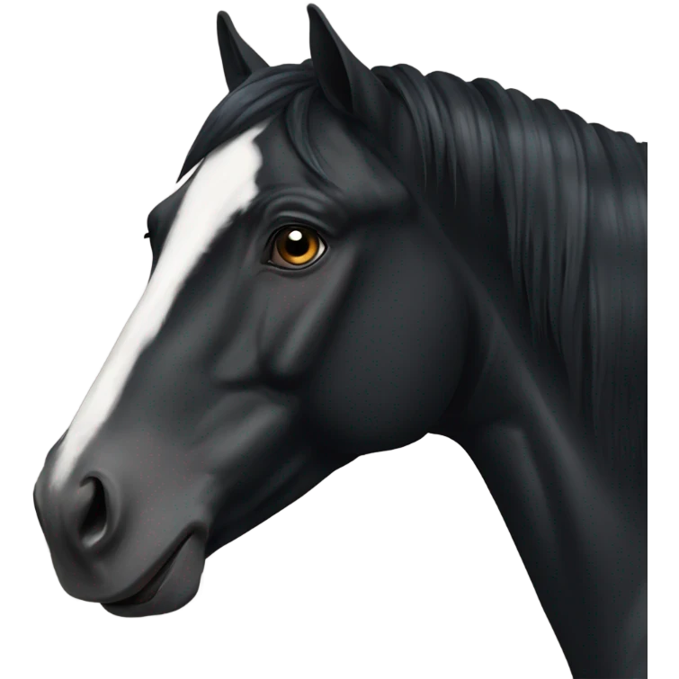 Black horse emoji