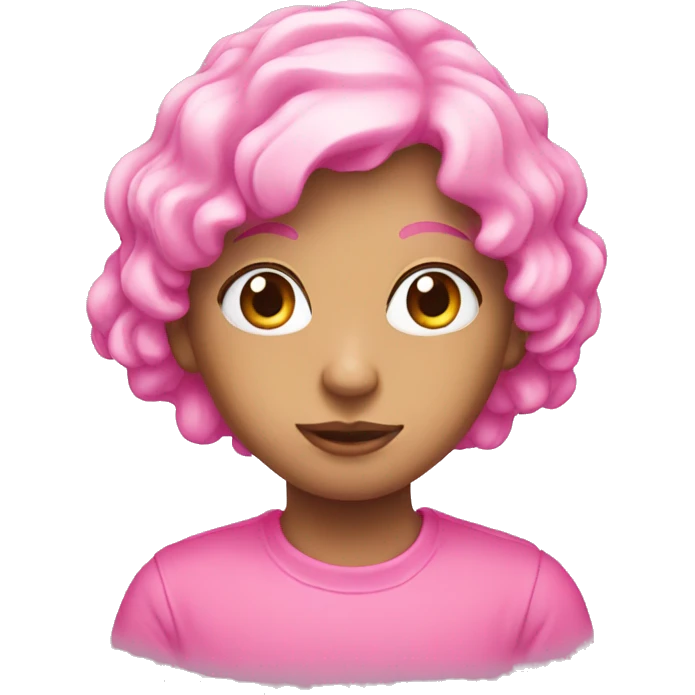 Pink emoji