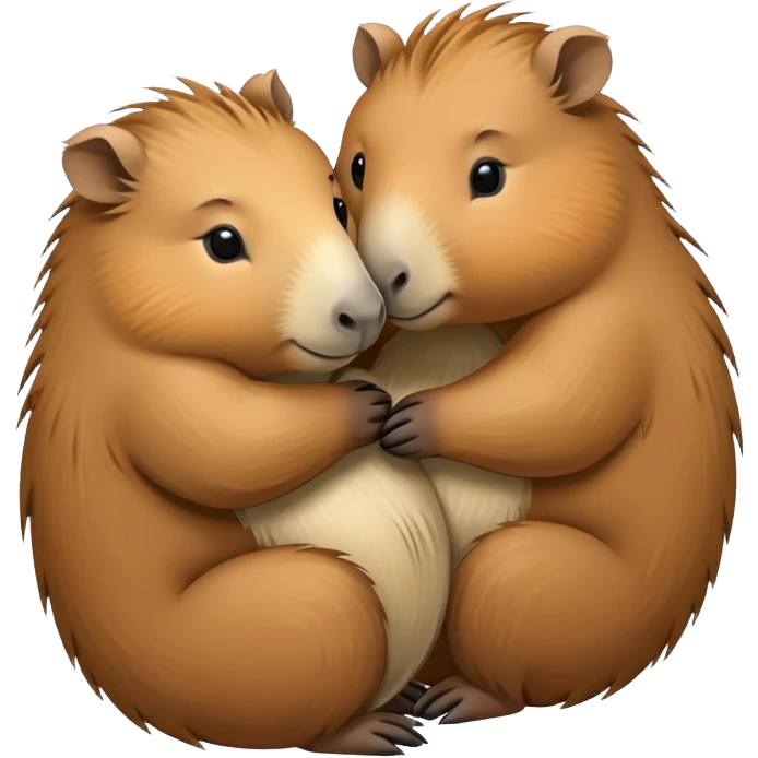 Capibara love emoji