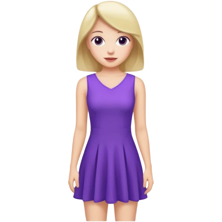 purple mini dress emoji