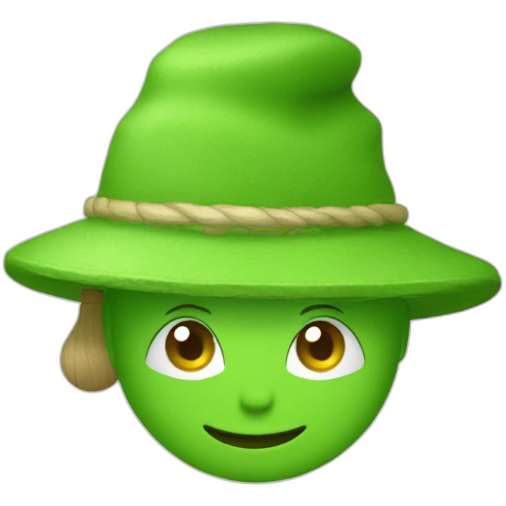 green-sauna-hat emoji