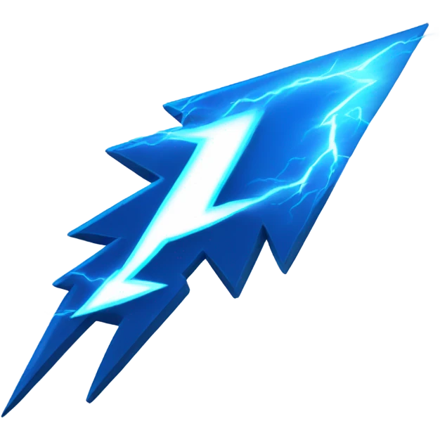 blue thunder emoji