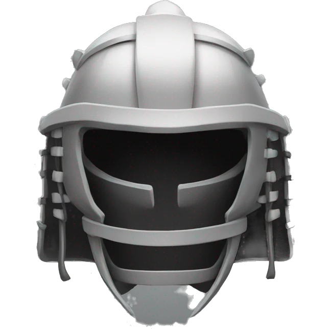 empty samurai helmet emoji