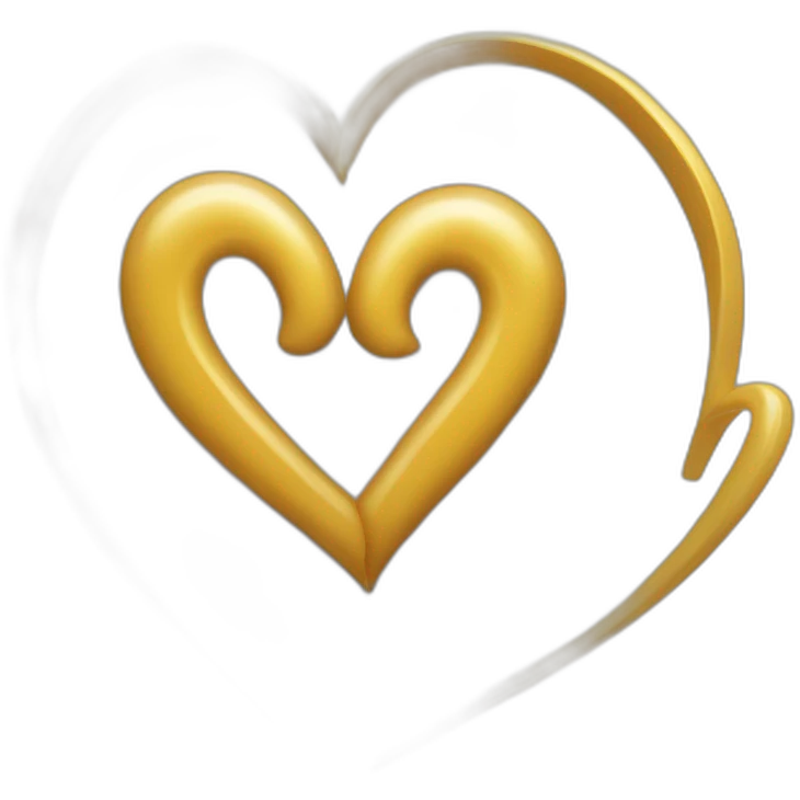 Corazón con los índice arriba formando la curva y los dedos anular abajo formando v emoji