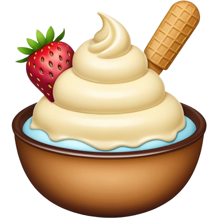 ice cream bow emoji