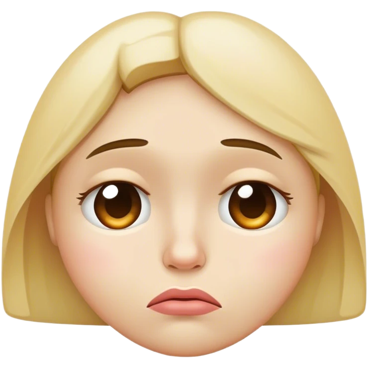 Sad face  emoji