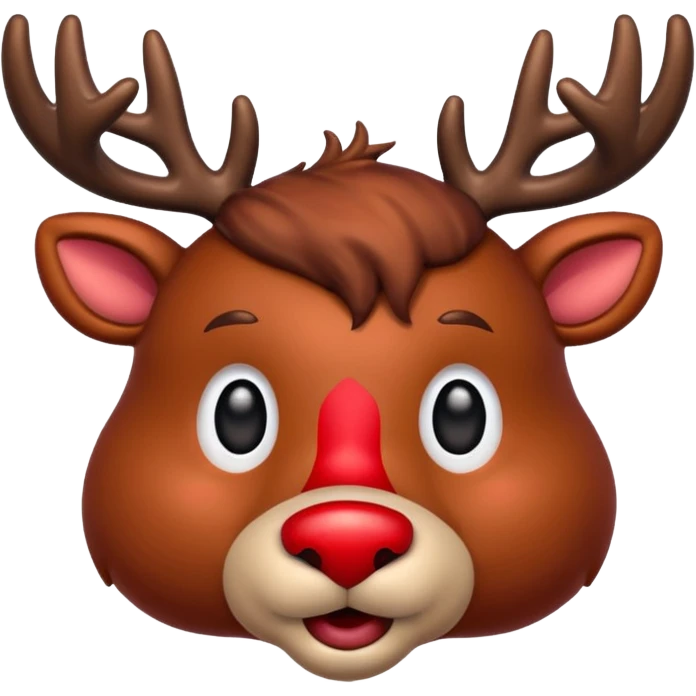 Rudolph The Red Nosed Reindeer emoji