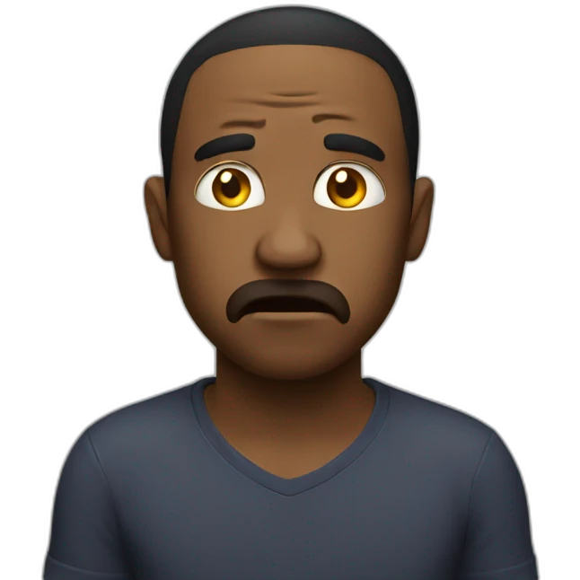 Upset emoji